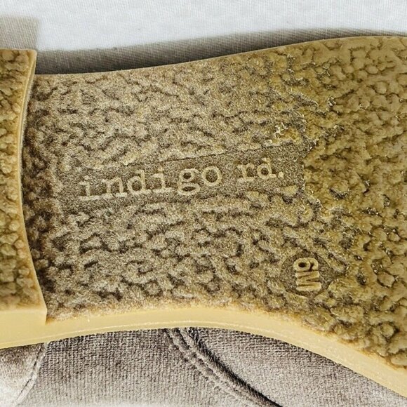 Indigo Rd. Womens Velvet Lace-Up Ankle Boots Size 6M Brown - Picture 3 of 12